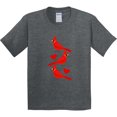 thumbnail image 3 of Inktastic Cardinal Cute Bird Watching Youth T-Shirt, 3 of 5