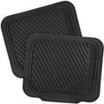 Motor Trend FlexTough Car Floor Mats, 2Tone Colors Heavy Duty Rubber