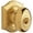 Brass, variant on Baldwin 5237.Entr 5237 Single Cylinder Keyed Entry Door Knob Set - Bronze