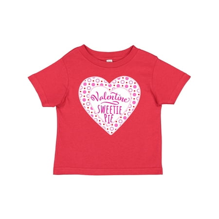 

Inktastic Valentine Sweetie Pie with Pink Heart Gift Baby Boy or Baby Girl T-Shirt