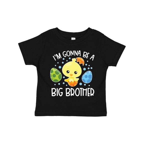 Inktastic Easter I'm Gonna Be a Big Brother with Green and Blue Eggs Boys Toddler T-Shirt