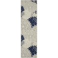 thumbnail image 1 of 2 x 6 Pi Ivoire & Marine Tapis de Course Intérieur & Extérieur, 1 of 1
