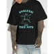 thumbnail image 1 of Camiseta de hombre suave y cómoda, de verano, de manga corta y con estampado direccional, cuello redondo, ideal para el tiempo libre., 1 of 7