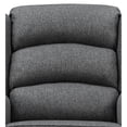thumbnail image 3 of Gray Fabric Upholstered Rocking Chair | Ideal for Nursery Rooms | Quality Wood and Soft Foam | Meets Comfort Requirements, 3 of 5