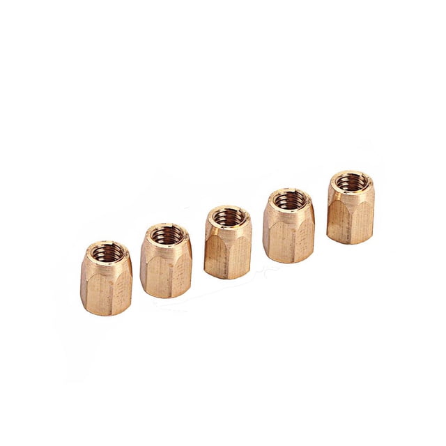 5 Unids / Set Tuerca de Varilla de de Guitarra de Latón para Accesorios de Guitarra Eléctrica Acústica Hugo Guitar Truss Rod Nut