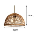 thumbnail image 3 of Lámpara Colgante de Bambú Lámparas de de Mimbre de Ratán para Comedor, 3 of 4