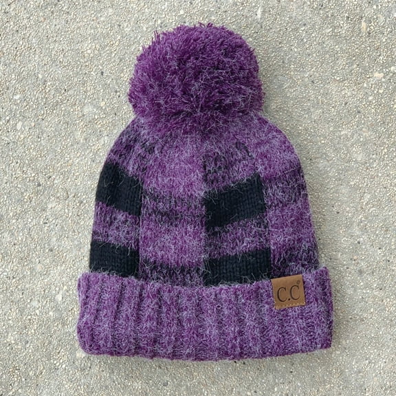 CC Buffalo Plaid Beanie