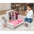 thumbnail image 3 of Badger Basket Doll Bedroom Set with Bed, Armoire, and Nightstand for 18 inch Dolls - White, 3 of 9