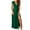 Green, variant on XVJRHAK Women's Deep V Neck Short Sleeve Long Dresses Pleated High Waist Slit Club Party Evening Maxi Dress (Navy Blue,XL)