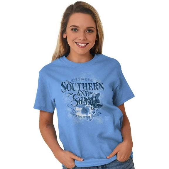Georgia Belle Southern and Sassy Women's Graphic T Shirt Tees Brisco Brands S