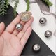 thumbnail image 3 of 4pcs M6x20mm Ball Nuts Knob 304 Stainless Steel Female Thread Silver Steel Ball Nuts Round Blind Hole Screw Cap Cover for Lighting Machinery DIY, 3 of 5