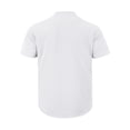 thumbnail image 6 of CUSTG Men Tshirts Summer Linen T Shirt Loose Casual Workwear Short Sleeve Tops Classic Solid Color T-Shirts, 6 of 8