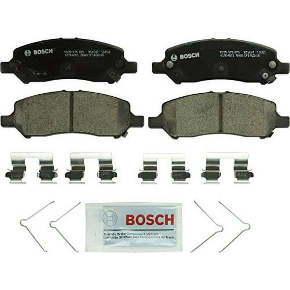Bosch BC1647 QuietCast Premium Ceramic Disc Brake Pad Set For 2013-2016 Dodge Dart; Rear