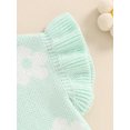 thumbnail image 5 of Suealasg 2Pcs Newborn Girl Summer Clothes 6 12 18 24 Months Baby Girl Casual Outfits Floral Print Ruffle Tank Tops and Elastic Shorts Set, 5 of 6