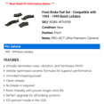 thumbnail image 2 of Front Brake Pad Set - Compatible with 1994 - 1999 Buick LeSabre 1995 1996 1997 1998, 2 of 2