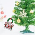thumbnail image 4 of 2022 Cuarentena Árbol de Navidad Colgante DIY Deseos escritos a mano Muñeco de nieve Sobrevivió Adorno colgante de resina familiar Nuevo, 4 of 6