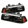 thumbnail image 2 of For 92-99 BMW 328is E36 2dr. Sonar DRL LED Projector Headlights (Black) YD-PRO-BMWE36-2D-DRL-BK, 2 of 2
