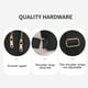 thumbnail image 5 of Bolso de hombro con bordado de diamantes, mochila impermeable de poliéster, correas ajustables, gran capacidad, bolso de pecho multicompartimento para viajes, trabajo, exteriores, uso informal., 5 of 5