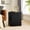 black, variant on HangSpace Minimalist Magnesium Oxide Cube Side Table with Built-in Handle, Black, 16.15"