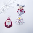 thumbnail image 4 of De Navidad Hierro Forjado Muñeco De Nieve Santa Elk Decoraciones Para Árboles De Navidad Colgante Colgante Adornos De Ventana De Cocina Kearding HA042687-02, 4 of 6