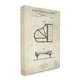 thumbnail image 3 of Stupell Industries Grand Piano Detailed Vintage Diagram Blueprint Instrument Canvas Wall Art, 16 x 20, Design by Karl Hronek, 3 of 7