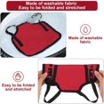 thumbnail image 3 of 3 Pieces Standard Chicken Saddle Hen Apron Feather Fixer Adjustable Straps Chicken Jacket Straps Poultry Protector Apron Supplies Hen Protector for Small, Medium and Large Hens, Protect Back, 3 of 7