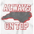 thumbnail image 2 of Always on Top North Carolina Pride Men's Graphic T Shirt Tees Brisco Brands L, 2 of 4