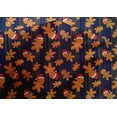 thumbnail image 4 of oneOone Cotton Silk Indigo Blue Fabric Christmas Quilting Supplies Print Sewing Fabric By The Yard 42 Inch Wide, 4 of 4
