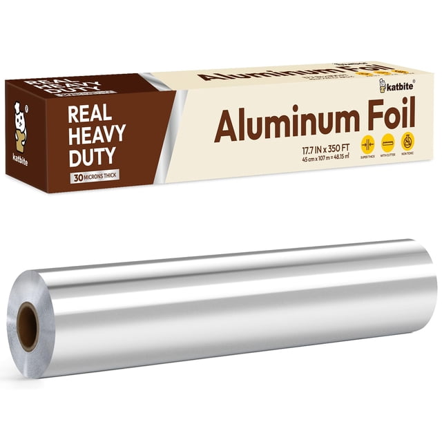 Rollo de papel de aluminio Katbite Heavy Duty 17,7 cm x 160 m