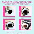 thumbnail image 4 of Large Coffee Filters | 12-Cup Premium Disposable Coffee Filters | 9.5" x 4.5" Size | High-Rim Design | Fits Bunn Commercial and Large Coffee Makers | No Overflow | Bulk Pack of 500, 4 of 7