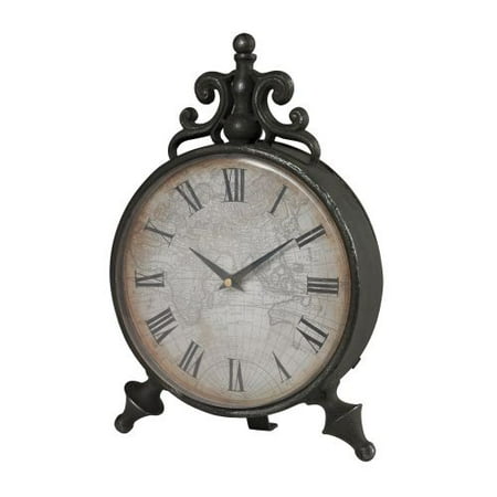 Sterling Industries 51-10099 Arkle Reproduction Metal Desk Clock