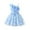 Light Blue, variant on Girls Dresses Tween One Shoulder Ruffle Tiered Layer Summer Party Dress Blue 3-4 Years