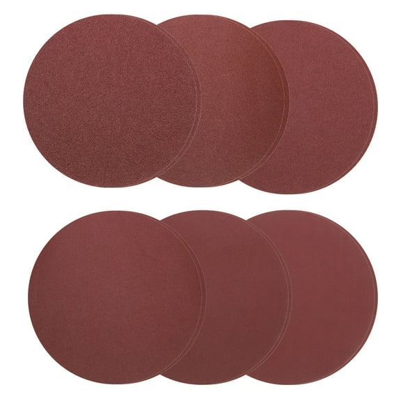 12pcs 8-Inch PSA Sanding Discs, 60/80/100/120/180/240 Grits Aluminum Oxide Self Adhesive Stick Back Sandpapers Round Sander Papers, Sand Auto Car Paint (2pcs of Each Grit)