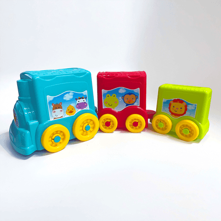 Daisy Farm Animals Pull Train Toy Baby Rock Baby Toys Gift for Toddler Birthday Gift