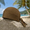 thumbnail image 4 of BELTNOV Men's Outdoor Sun Protection Bandana Hat with Breathable Mesh Sweat-Wicking, 100% Polyester, Full Head Coverage Brown, 4 of 5