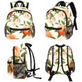 thumbnail image 4 of Peach Adjustable Shoulder Strap Beach Backpack with Large Capacity, Printed Design, Lightweight, 4 of 6