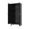 thumbnail image 5 of Steel Metal Storage Cabinet with Adjustable Shelves Large Capacity for Bedroom and Living Room Organization, 5 of 7