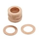 thumbnail image 1 of Arandelas de aplastamiento de cobre de diámetro interno de 15mm círculos de juntas planas círculos 20Pcs, 1 of 1