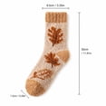 thumbnail image 3 of Lumtrix Fuzzy Socks For Women Men Cozy Winter Fluffy Slipper Socks Fall Soft Plush Warm Thick Socks For Sleeping, Lounge & Home Wear, Cute Thanksgiving Holiday Gifts D One Size, 3 of 5