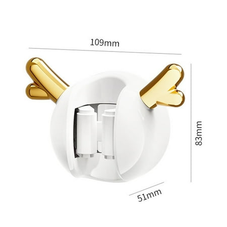 

Mingyiq Deer mop clip hole free wall hanging toilet mop broom clip fixed storage rack