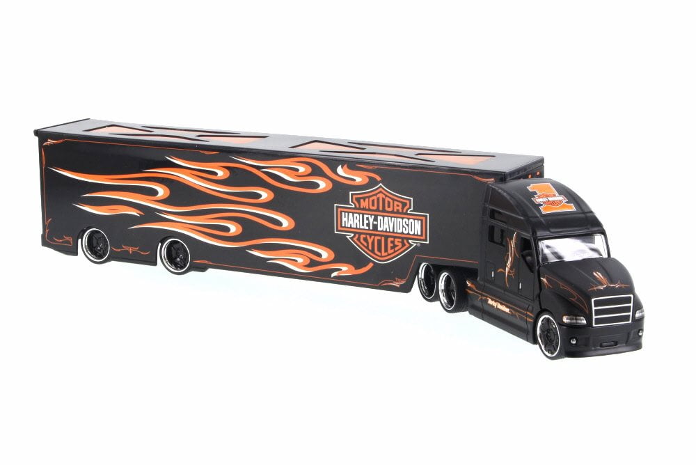 harley davidson diecast semi truck