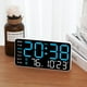 thumbnail image 2 of Billuyoard Reloj de pared con visualización de fecha, semana y ajuste de temperatura, brillo de cinco niveles Decoración del hogar Estilo 4, 2 of 6