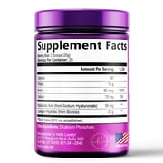Collagen Peptides Powder 20G Per Serving - Grass Fed Hydrolyzed Collagen Powder Type I & III with Hyaluronic Acid & Biotin For Women, Unflavored - Hair, Skin, Nails & Joint Support - 28 Servings