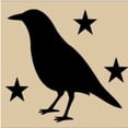 thumbnail image 1 of Plantilla de esténcil Primitive Crow de 4 capas, 1 of 1