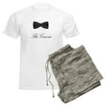 thumbnail image 6 of CafePress - The Groom Bow Tie Men's Light Pajamas - Men's Light Loose Fit Cotton Pajama Set, 6 of 7