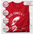 thumbnail image 2 of S4E Men's Martin Luther King Jr. Silence is Betrayal Long Sleeve ShirtXX-Large Red, 2 of 4