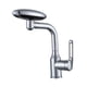 thumbnail image 1 of Grifo de cocina de repuesto antisalpicaduras de acero inoxidable con giro de 360 ​​grados Plata, 1 of 9