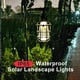 thumbnail image 3 of Luces solares para exteriores, luces solares para exteriores, luces cálidas para paisajes con energía solar, luces para césped a prueba de agua, instalación sin esfuerzo, 3 of 7