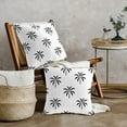 thumbnail image 4 of Black Whtie Palm Tree Pillow Covers 16x16 Inch Set of 2 Tropical Coconut Trees Coastal Plant Decorative Throw Pillows Summer Beach Neutral Pillow Cases Farmhouse Home Decor For Couch Bed Outdoor, 4 of 6