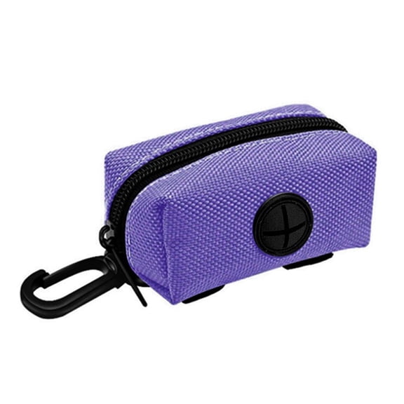 Dog Poop Bag Dispenser, 3.7 x 2 x 2 in, Attaches to Leash or Belt, Holds Bags Securely for Walks and Runs